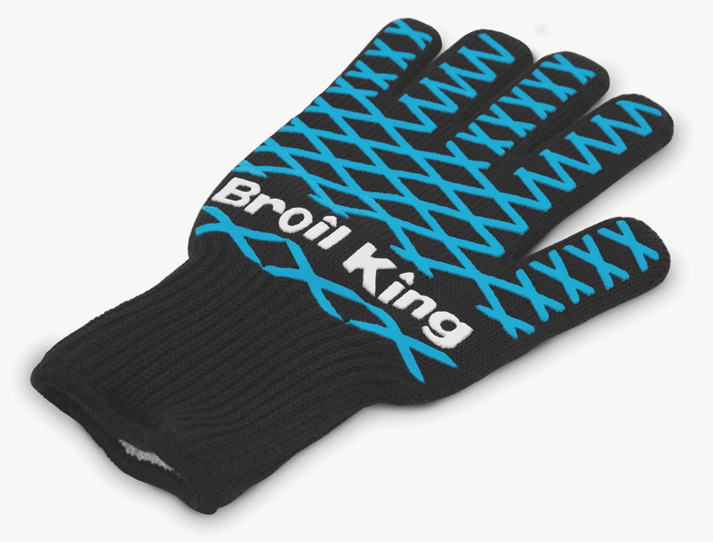 Broil King Glove - Single Black With Blue Accents