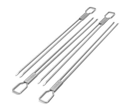 Broil King BBQ SKEWERS DUAL PRONG 12" 4PCS SS