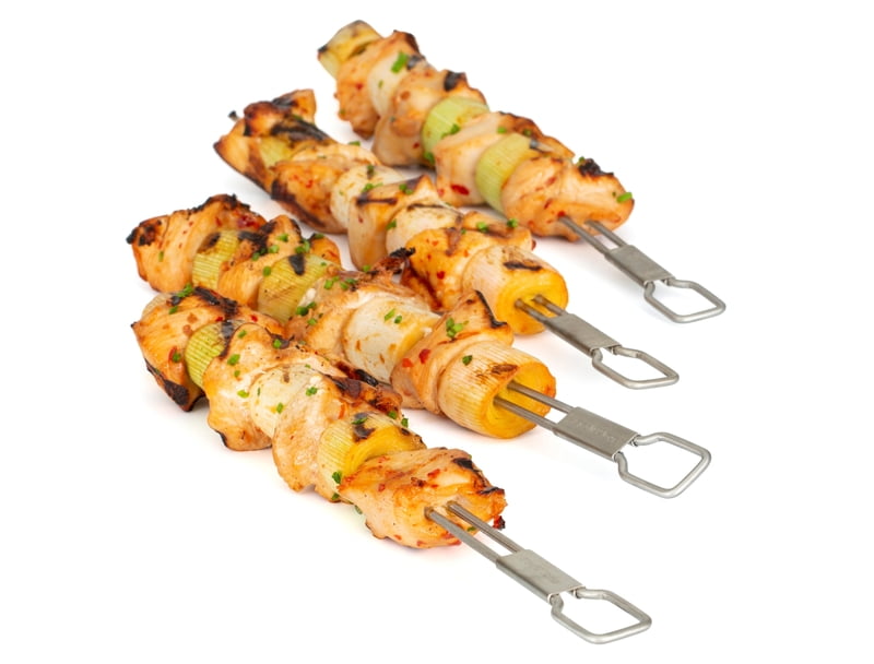 Broil King BBQ SKEWERS DUAL PRONG 12" 4PCS SS