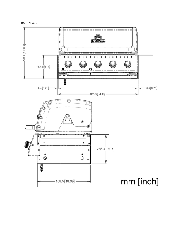 Broil King Baron 520 Built-In Broil King Baron 520 Built-In